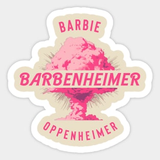 BARBENHEIMER (front/back) Sticker